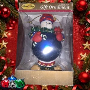 Special Times Polar Bear Christmas Ornament BJWC New In Box